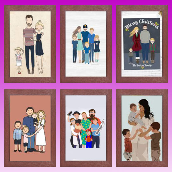 Photo Frame 119U set of 6