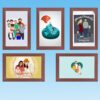 Photo Frame119U set of 5