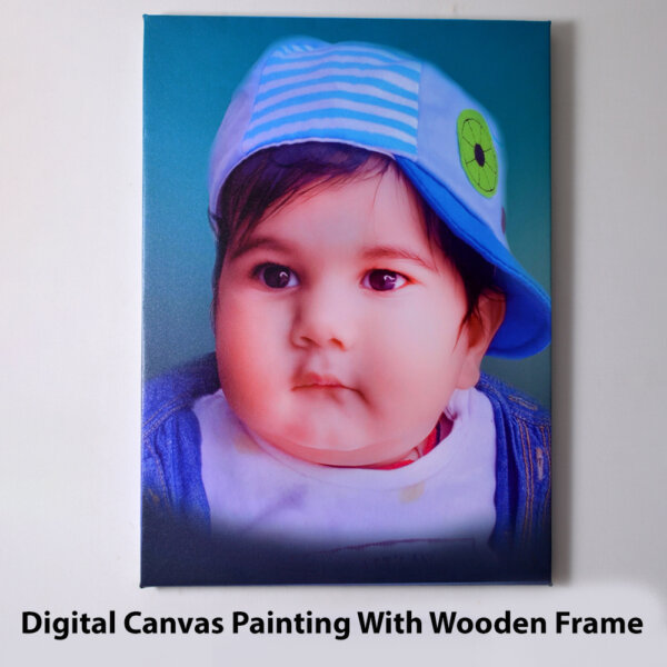 Digital Canvas painting with Wooden Frame - Lavdho : Bengaluru #1 Photo