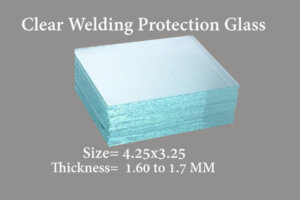 Clear Welding Lens 4.25 x 3.25 – Durable Glass Replacement for Helmets 1.7MM